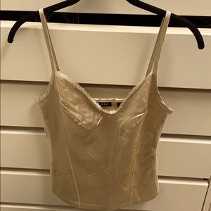 Camisole tank in gold